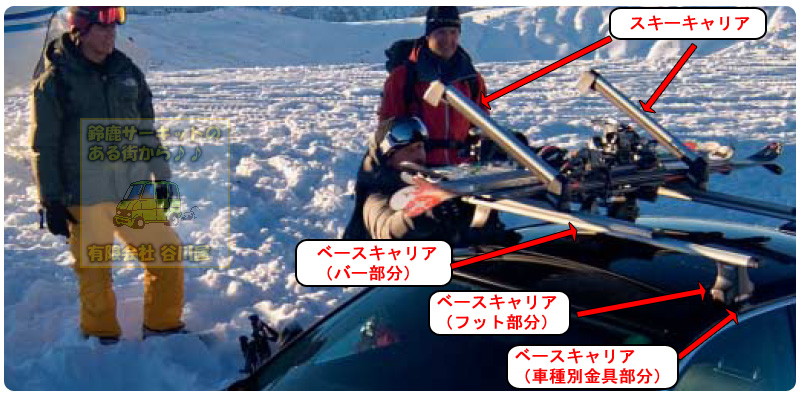 スキー・スノーボードをクルマで運ぶには？詳しく解説 | Skicarrier.jp/スキーキャリア【公式】
